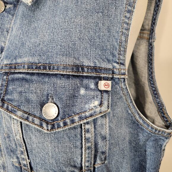 AG Jordy Vest In Venice Canal Veca Size M - Picture 6 of 10